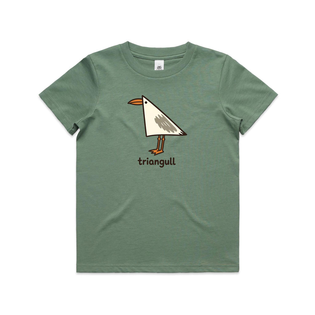 Triangull Geometry Seagull Kids AS Colour T-shirt