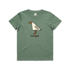 Triangull Geometry Seagull Kids AS Colour T-shirt