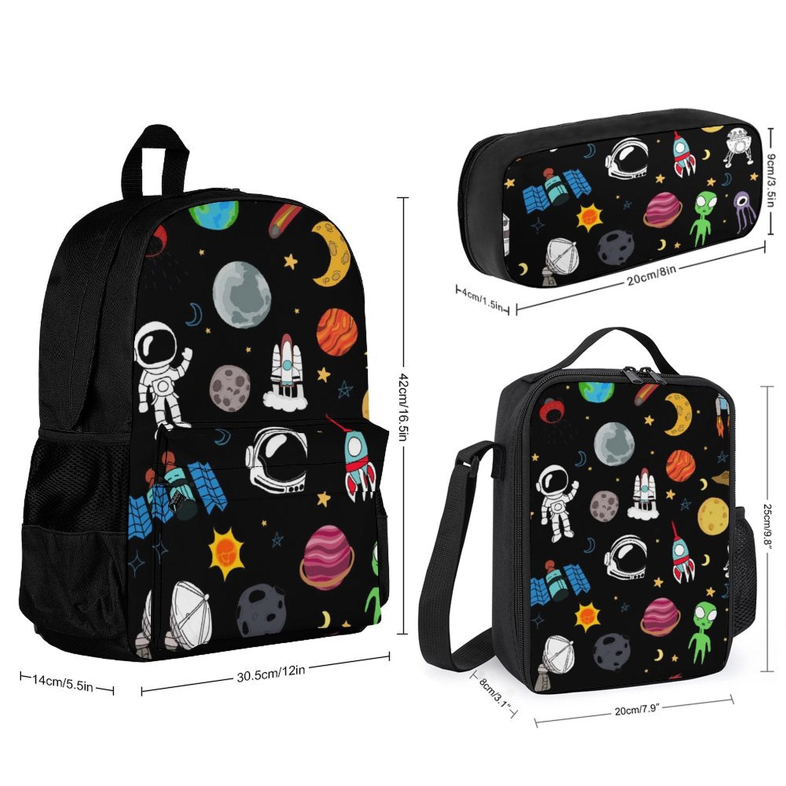 Kids Space - Three Piece Backpack Set