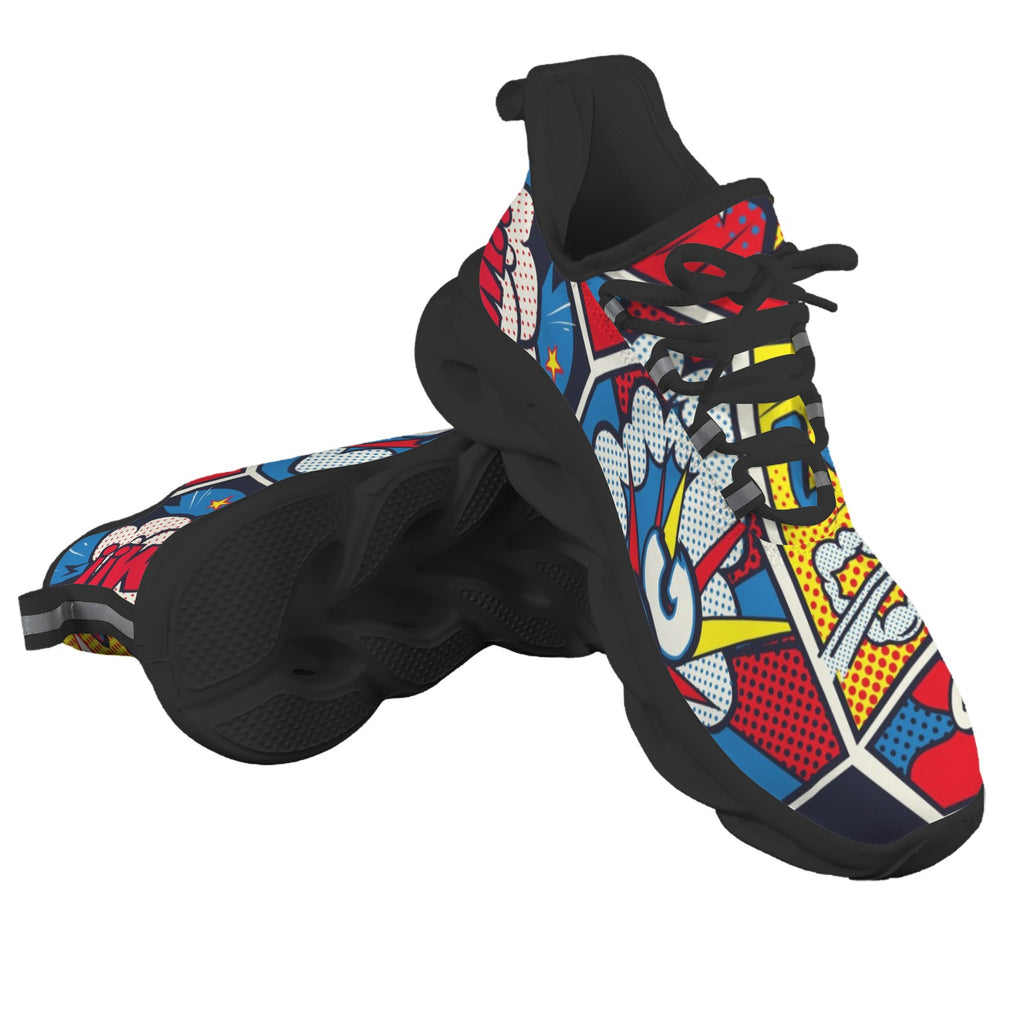 Comic Book Men's Twisted Sole Sneakers