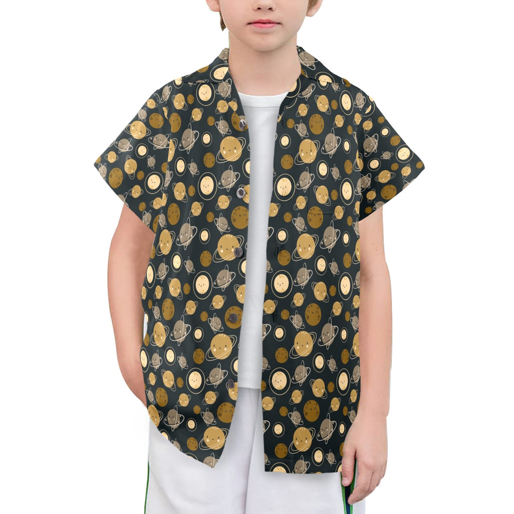 Planets Senior Kids Hawaiian Shirt