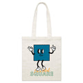 I'm A Total Square Parcel Canvas Tote Bag Default Title Small Tote Bag Maths Printed In Australia
