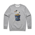 Bin Chicken Australian Ibis AS Colour Stencil Crew Sweatshirt