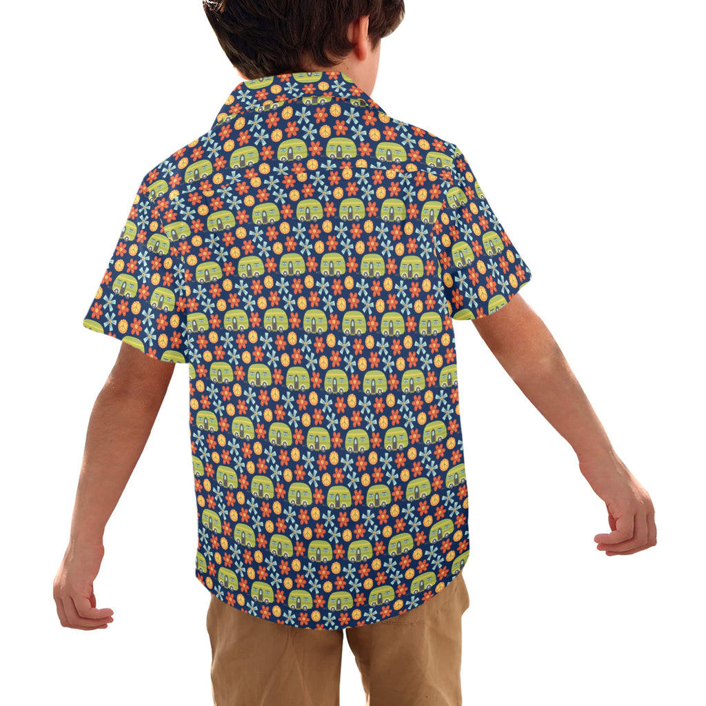 Hippie Caravan - Junior Kids Hawaiian Shirt
