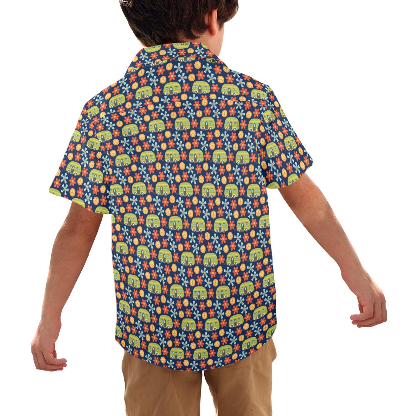 Hippie Caravan - Junior Kids Hawaiian Shirt