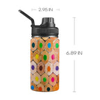 Pencils Kids Water Bottle with Chug Lid (12 oz) One Size Kids Water Bottle with Chug Lid Printed Offshore