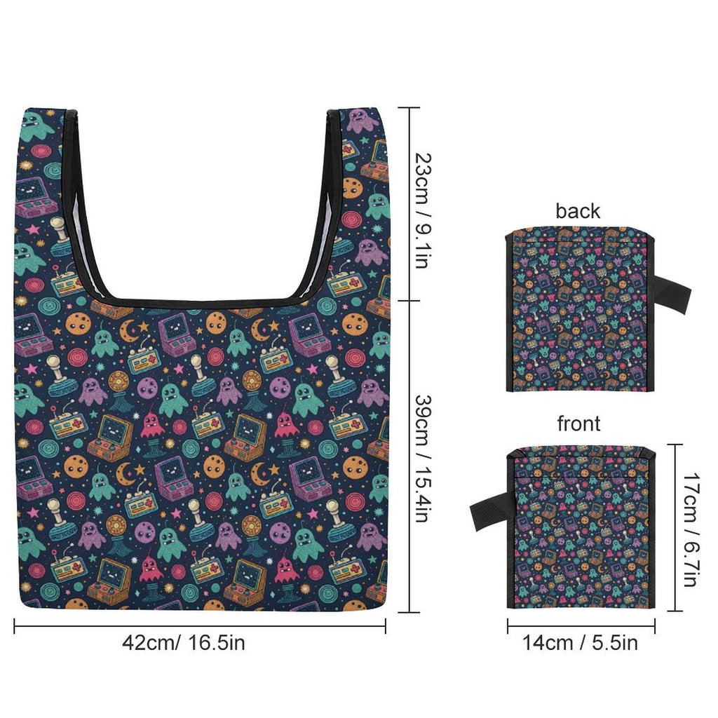 Space Arcade Foldable Shopping Bag