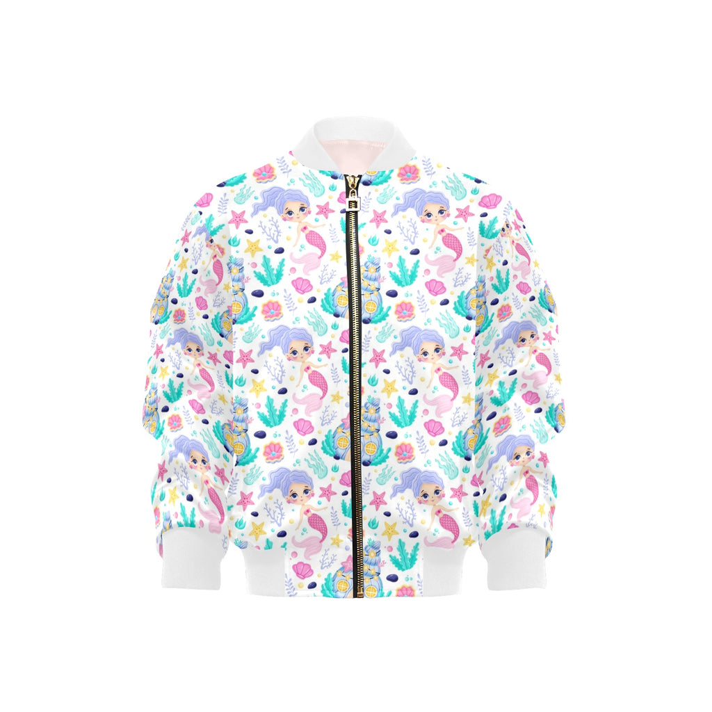 Mermaid World Kids Bomber Jacket