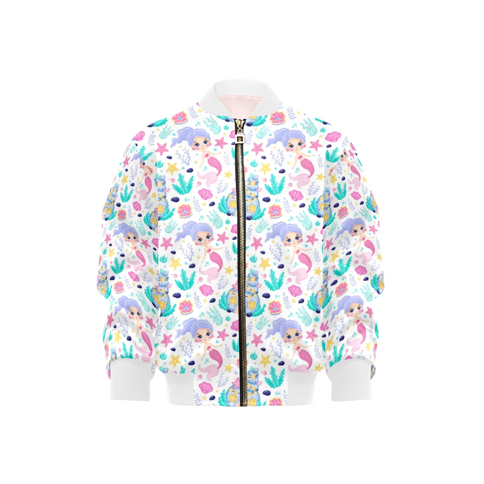 Mermaid World Kids Bomber Jacket