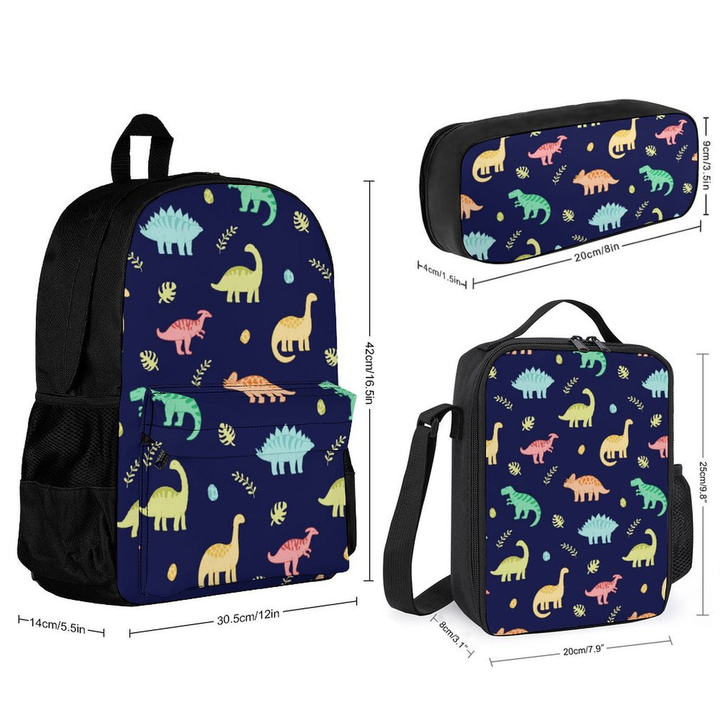 Dinosaurs - Three Piece Backpack Set