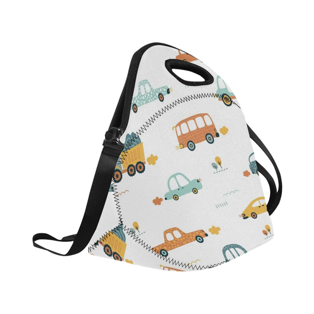 Cars - Neoprene Lunch Bag Neoprene Lunch Bag Printed Offshore