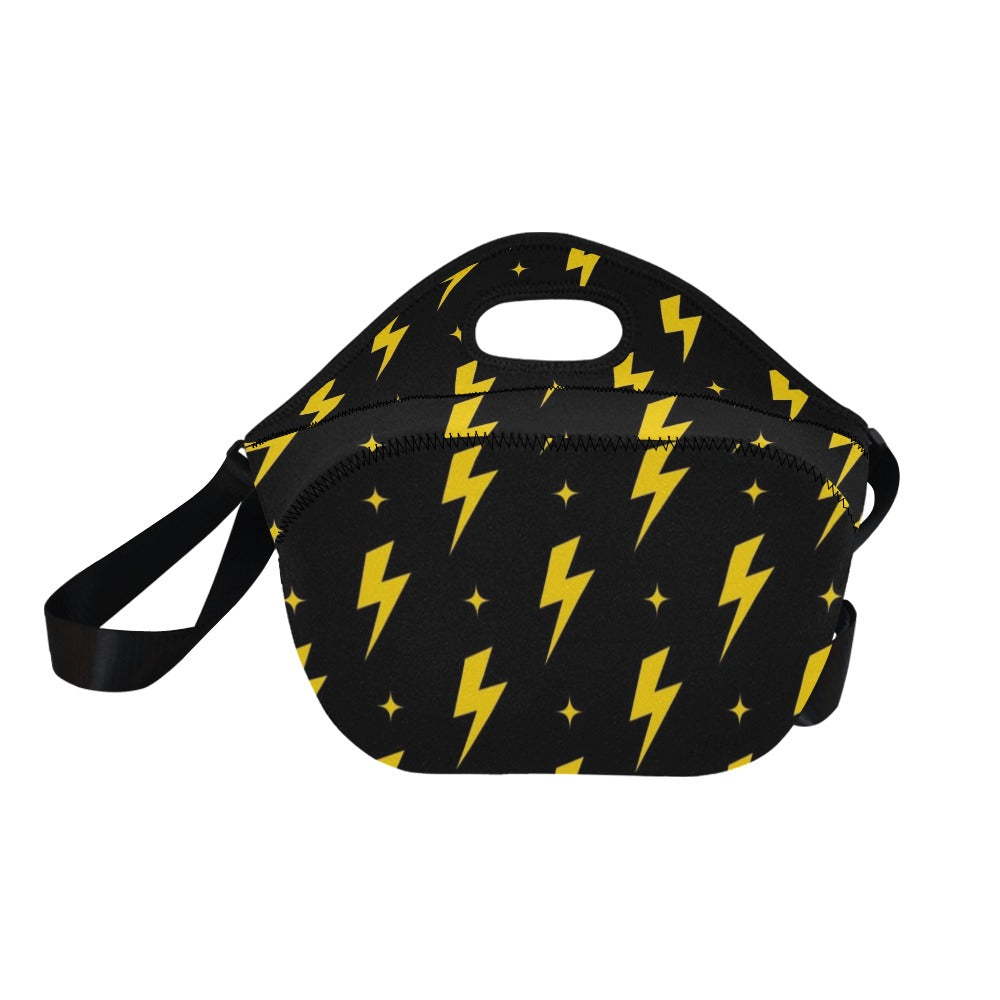 Yellow Lightning - Neoprene Lunch Bag Neoprene Lunch Bag Printed Offshore