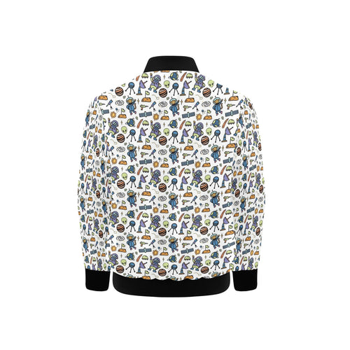 All About Space Kids Bomber Jacket Kids Bomber Jacket Printed Offshore Space