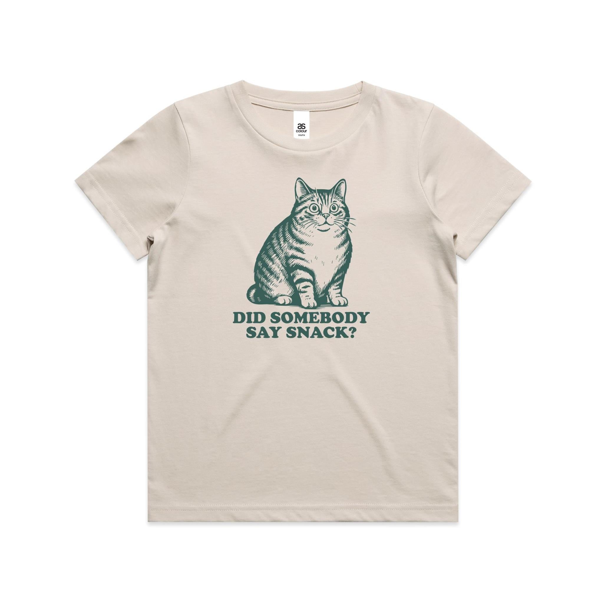 Cat, Did Somebody Say Snack? - Kids Youth T-shirt