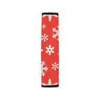 Red Snowflakes, Christmas - Car Seat Belt Cover 7''x10'' (Pack of 2) Car Seat Belt Cover 7x10 (Pack of 2) Printed Offshore