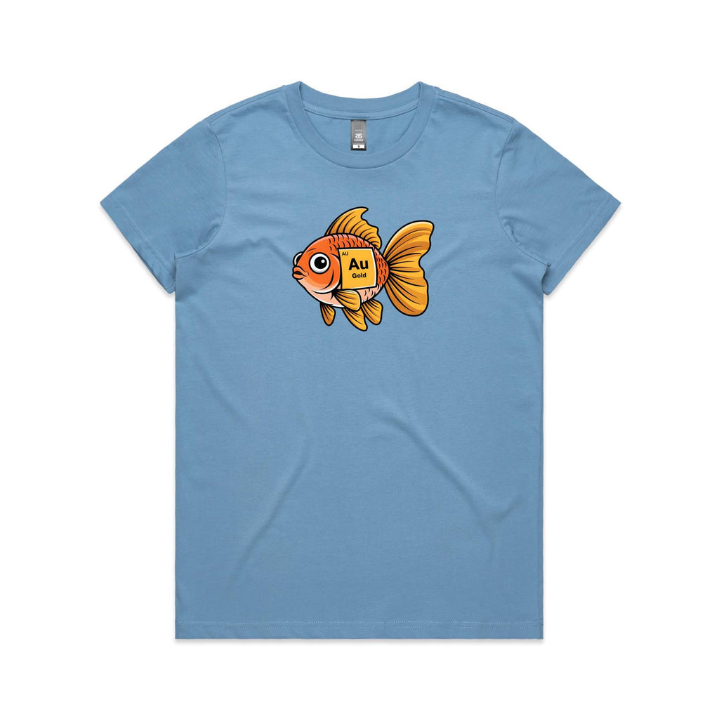 Gold Fish Periodic Table Women's AS Colour T-shirt