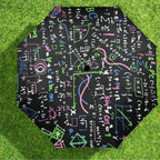 Equations In Green And Pink - Semi-Automatic Foldable Umbrella (Model U12) Semi-Automatic Foldable Umbrella (U12)
