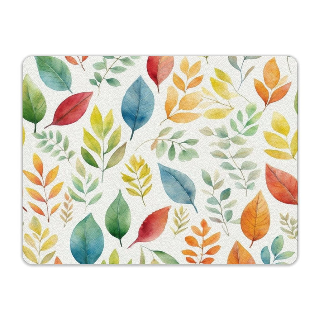 Autumn Leaves Leather Mouse Pad Leather Mouse Pad Plants Printed Offshore