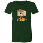 Pi Day - Womens T-shirt Forest Green Womens T-shirt Maths Printed In Australia