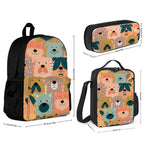 Dog Crowd - Three Piece Backpack Set