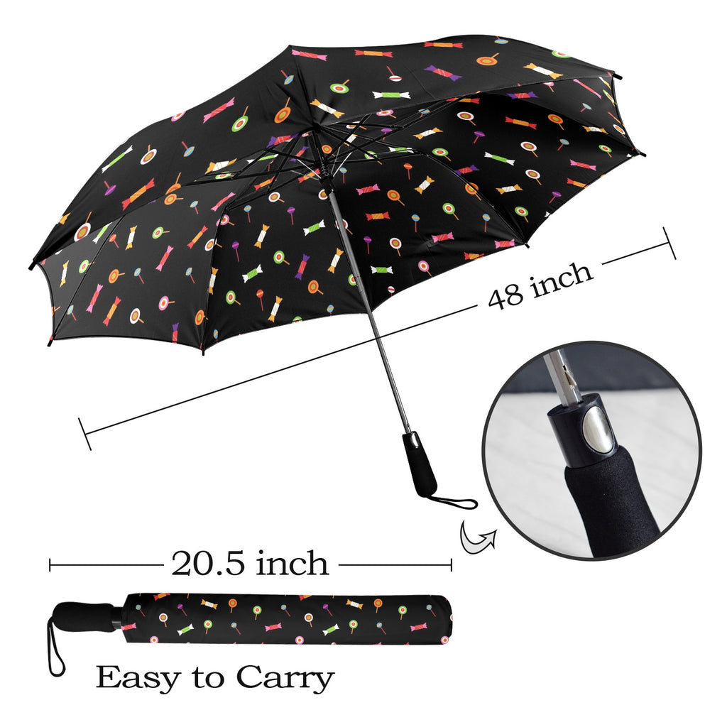 Candy - Semi-Automatic Foldable Umbrella (Model U12) Semi-Automatic Foldable Umbrella (U12)