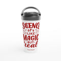 Personalised - Science, It's Like Magic But Real - White 15oz Stainless Steel Travel Mug Default Title Personalised Travel Mug funny science
