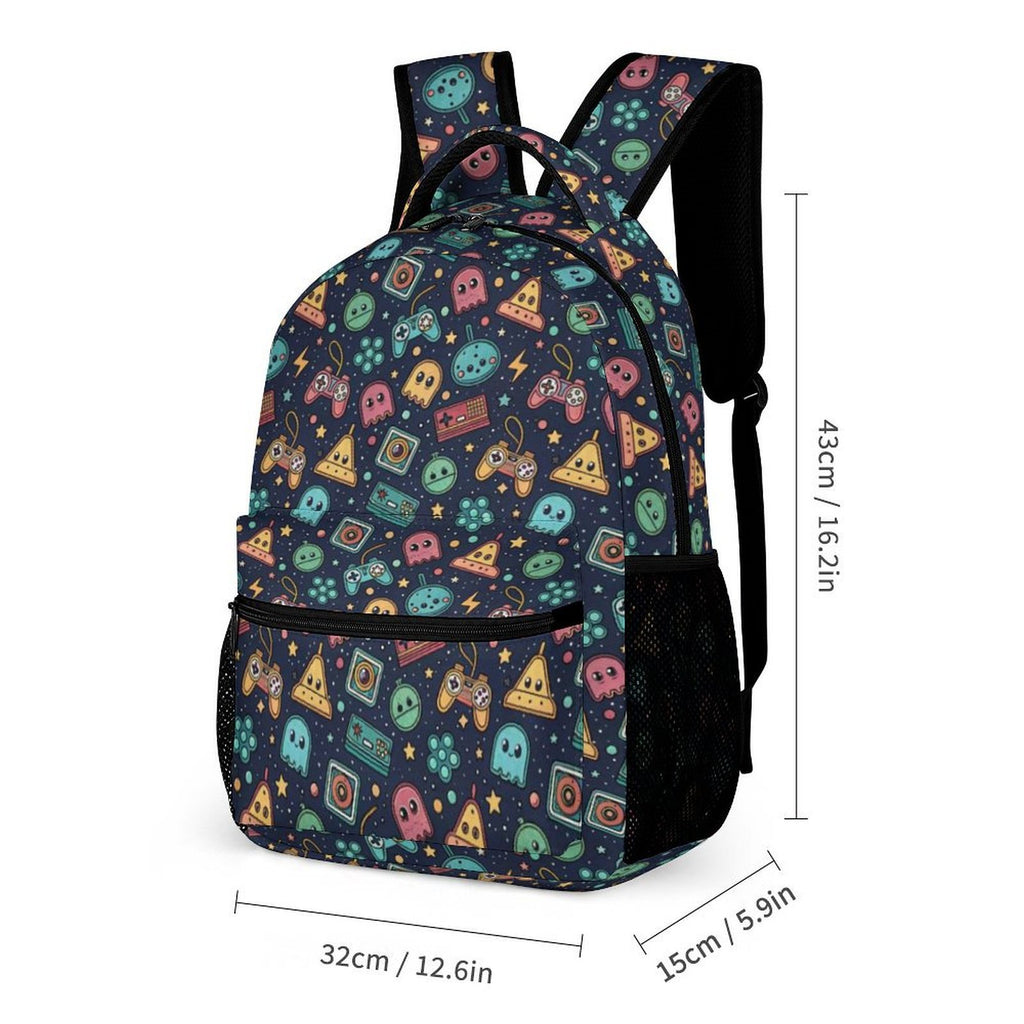 Video Game Backpack, Lunch Bag & Pencil Case Set