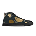 Planets - Men's High Top Canvas Shoes