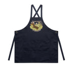 Dachshund, I've Got Friends In Low Places AS Colour Carrie Apron Navy One Size Apron animal Printed In Australia