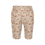 Peace And Love Women's Bike Shorts With Side Pockets