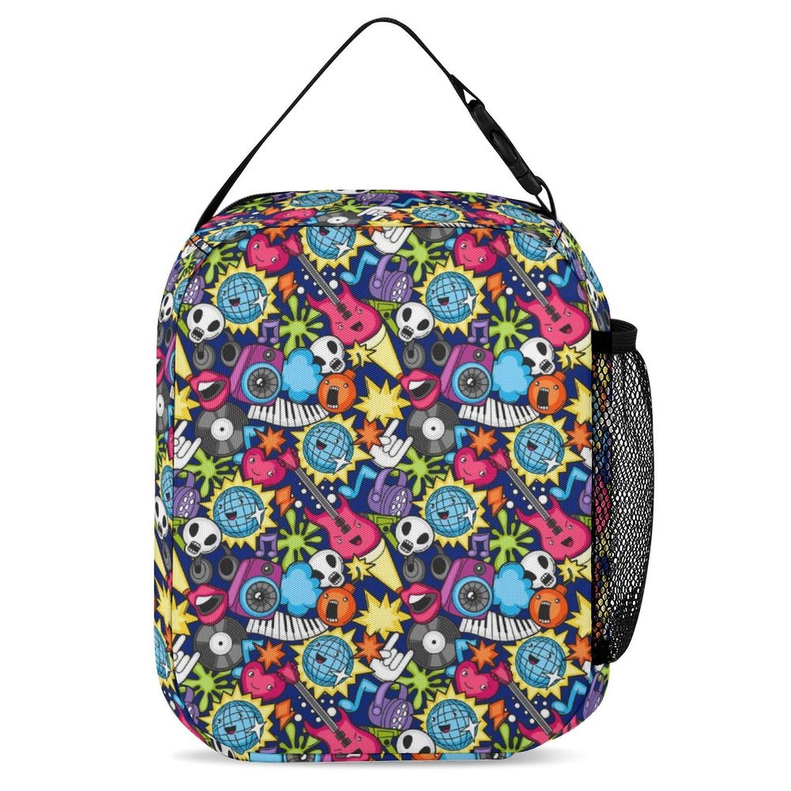 Sticker Music Backpack, Lunch Bag & Pencil Case Set