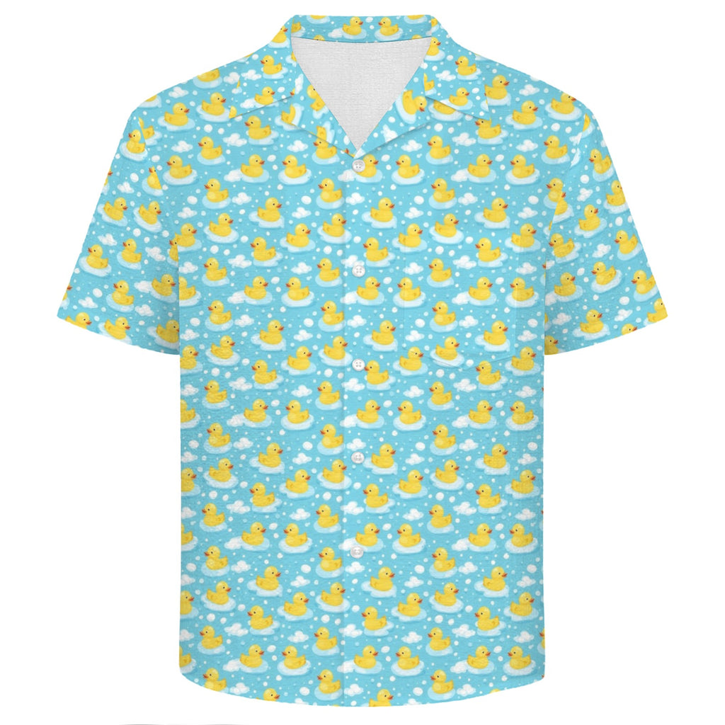 Rubber Ducks Men's Crinkle Hawaiian Shirt