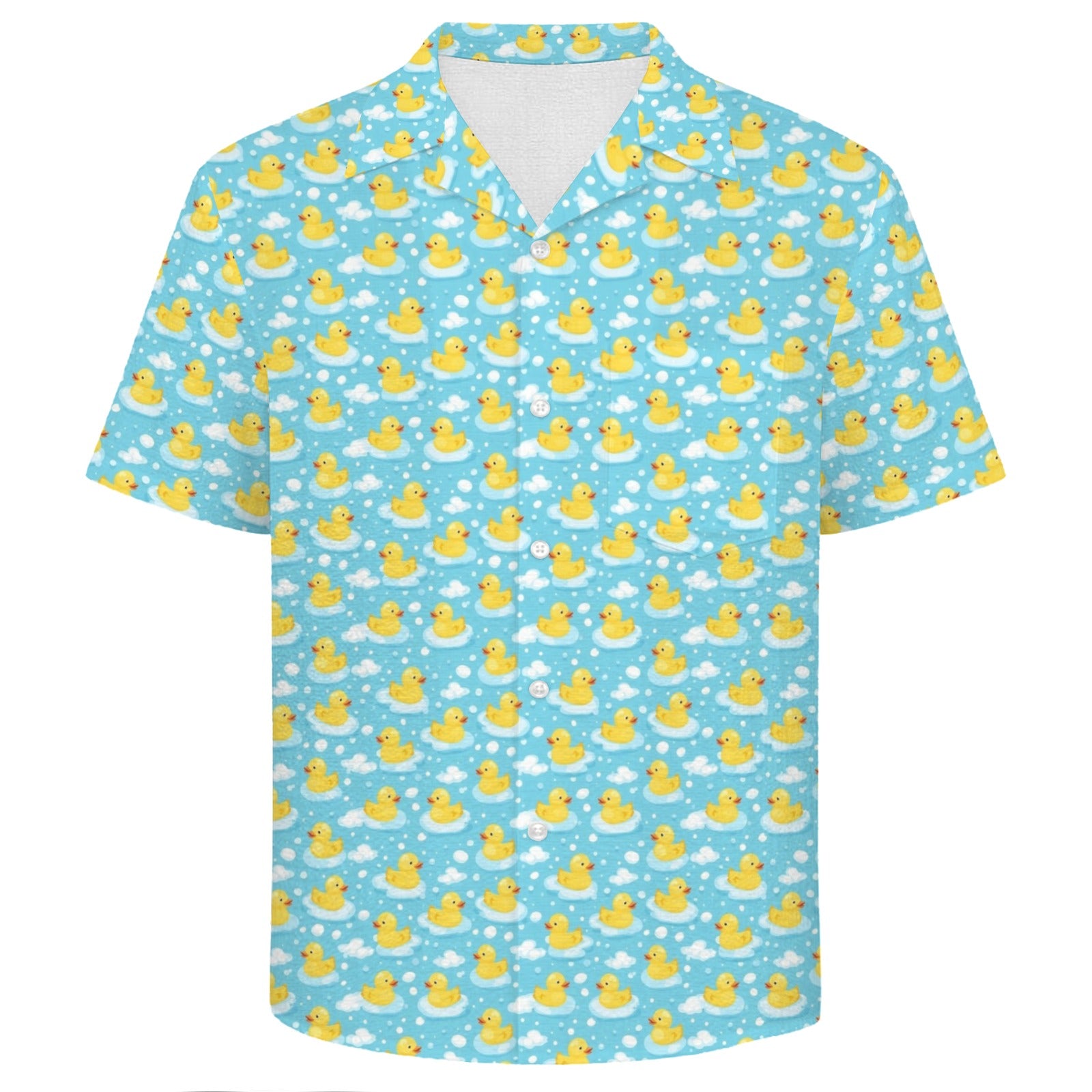 Rubber Ducks Men's Crinkle Hawaiian Shirt