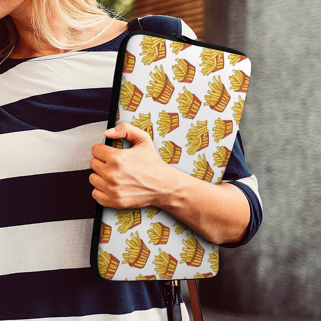 French Fries Laptop Sleeve (Multiple Sizes) Laptop Sleeve Food Printed Offshore
