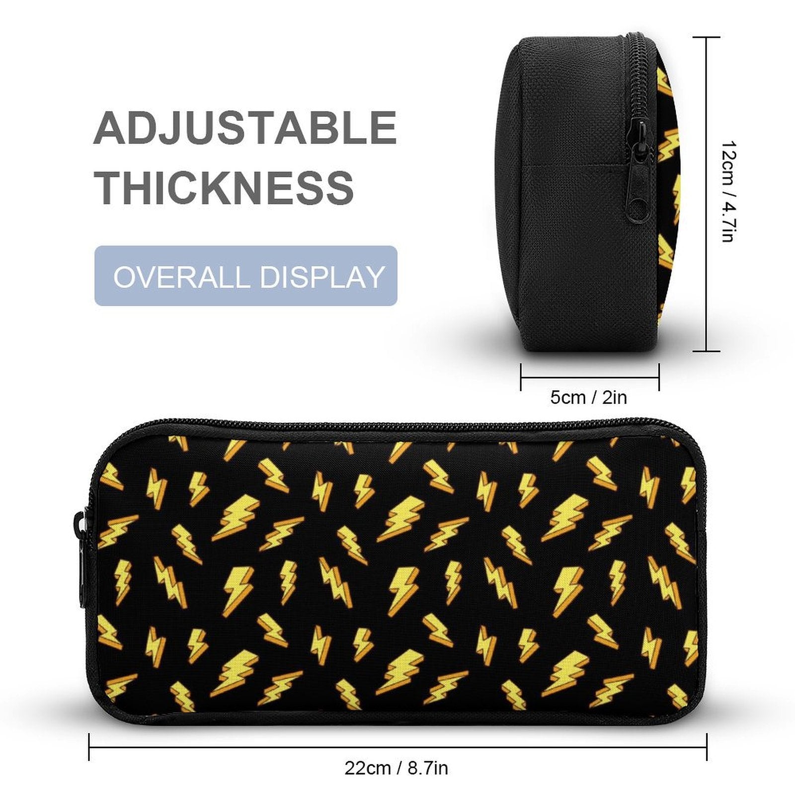 Lightning Bolts Backpack, Lunch Bag & Pencil Case Set