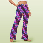 DNA Glow High Waist Crossover Tummy Control Flare Leggings High Waist Flare Leggings Printed Offshore Science