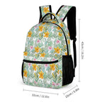 Tropical Flowers And Leaves Backpack, Lunch Bag & Pencil Case Set