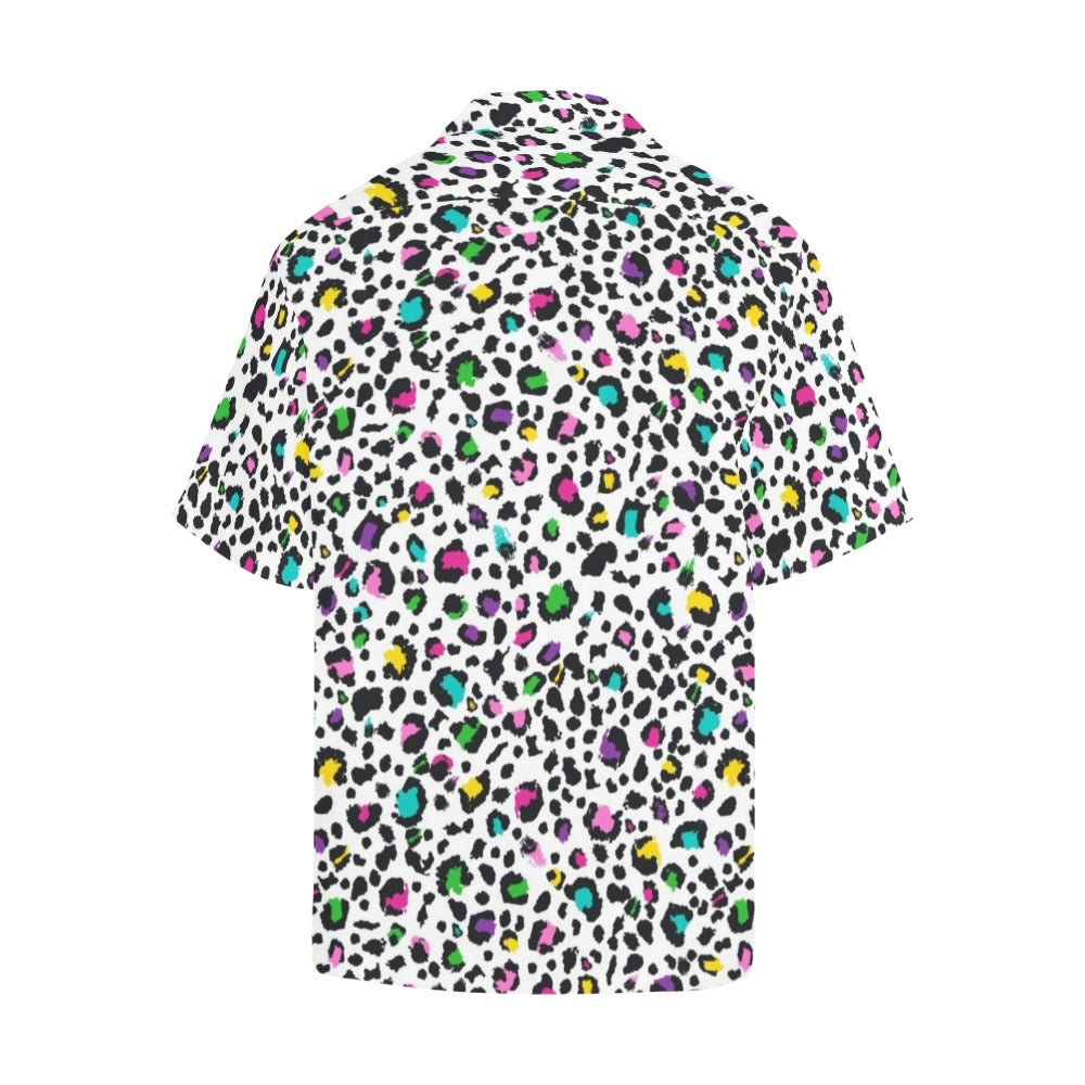Animal Print In Colour - Mens Hawaiian Shirt