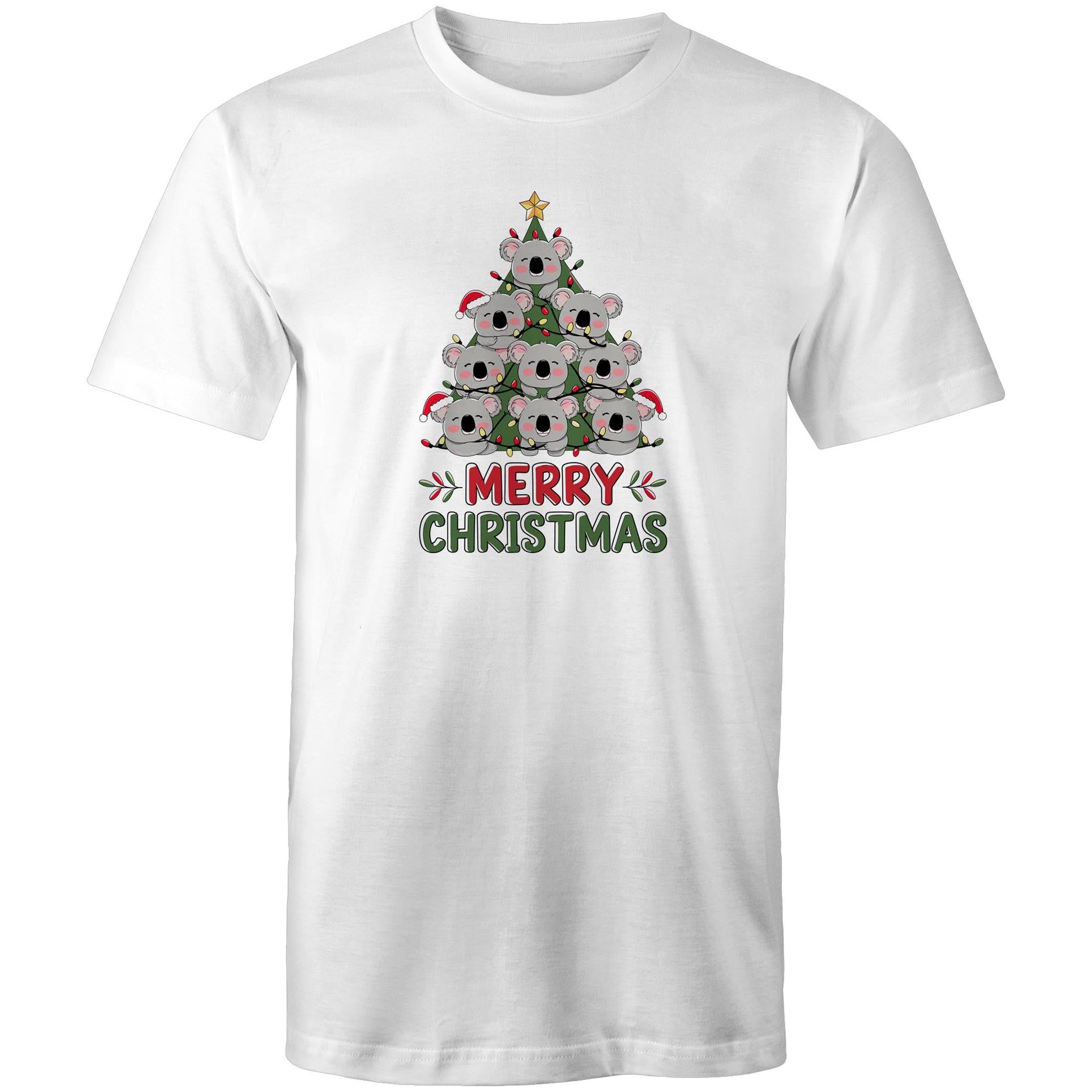 Koala Christmas Tree - Mens T-Shirt