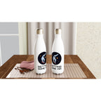 Astronaut Skater, Getting Some Air - White 17oz Stainless Steel Water Bottle White Water Bottle Globally Fulfilled Space