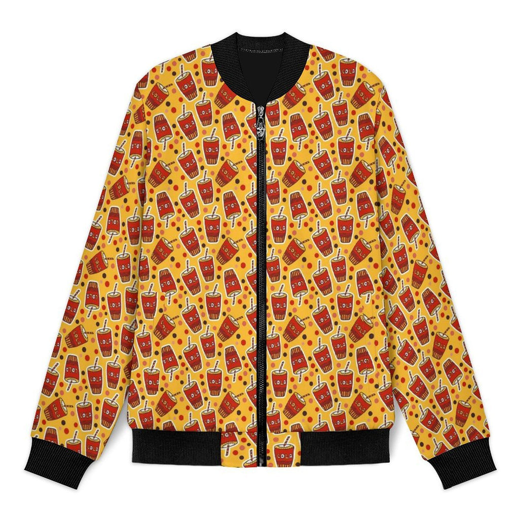 Cola Men's Casual Zip‑Up Bomber Jacket