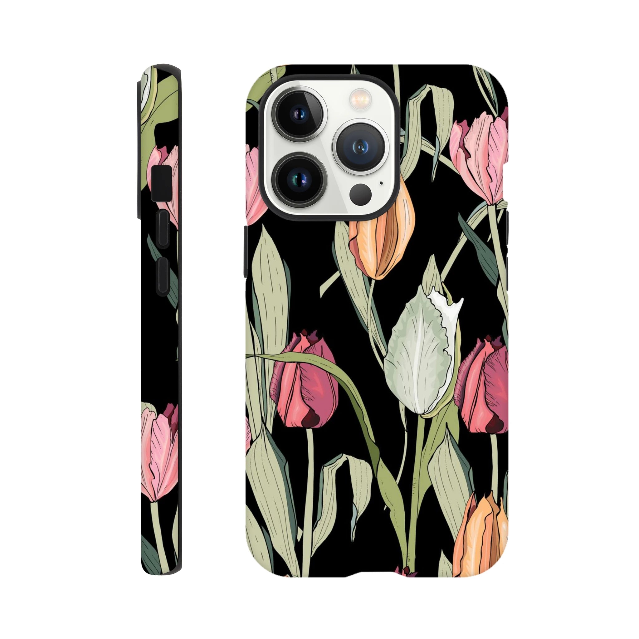 Tulips - Apple iPhone Tough case iPhone 13 Pro iPhone Tough Case Globally Fulfilled Plants