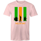 Full Of Rock - Mens T-Shirt Pink Mens T-shirt Music Printed In Australia