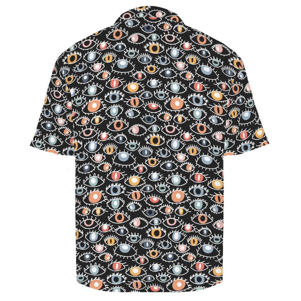 Eyes On Black Men's Crinkle Hawaiian Shirt