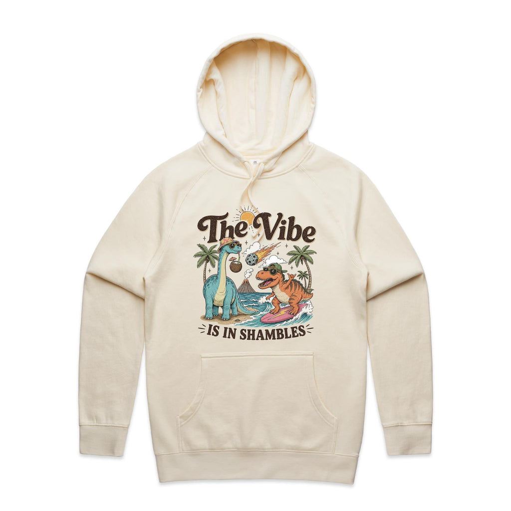 Dinosaurs The Vibe Is In Shambles Men's AS Colour Hoodie