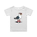 Seagull With Sunglasses And High Tops AS Colour Baby T-shirt