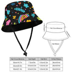 Rainbows And Leaves - Kids Bucket Hat