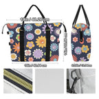 Groovy Flowers Duffle Bag-Simple (Model 1715) Duffle Bag-Simple (1715)