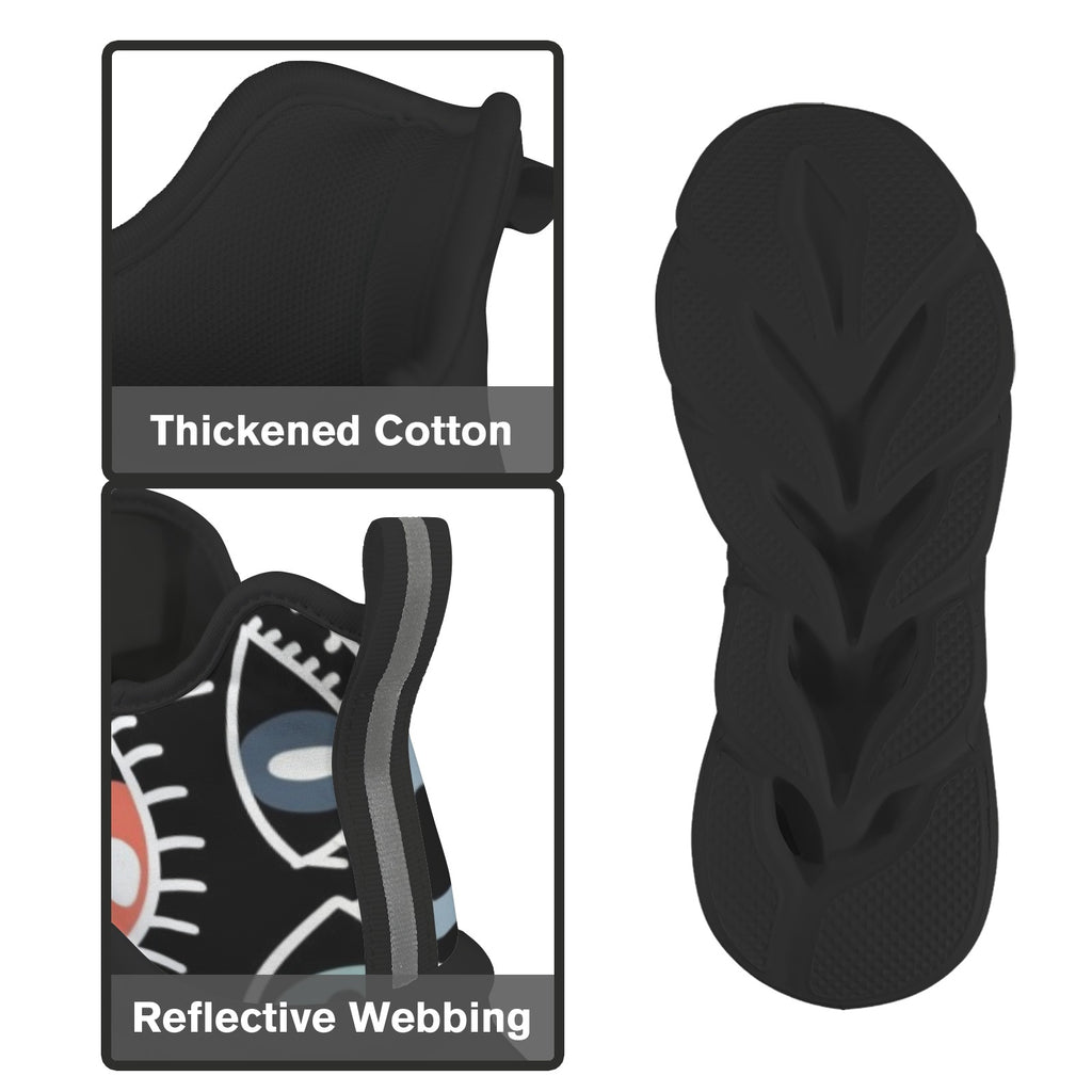 Eyes On Black Women's Twisted Sole Sneakers