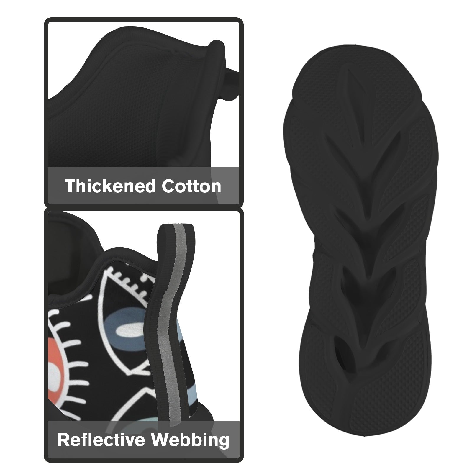 Eyes On Black Women's Twisted Sole Sneakers